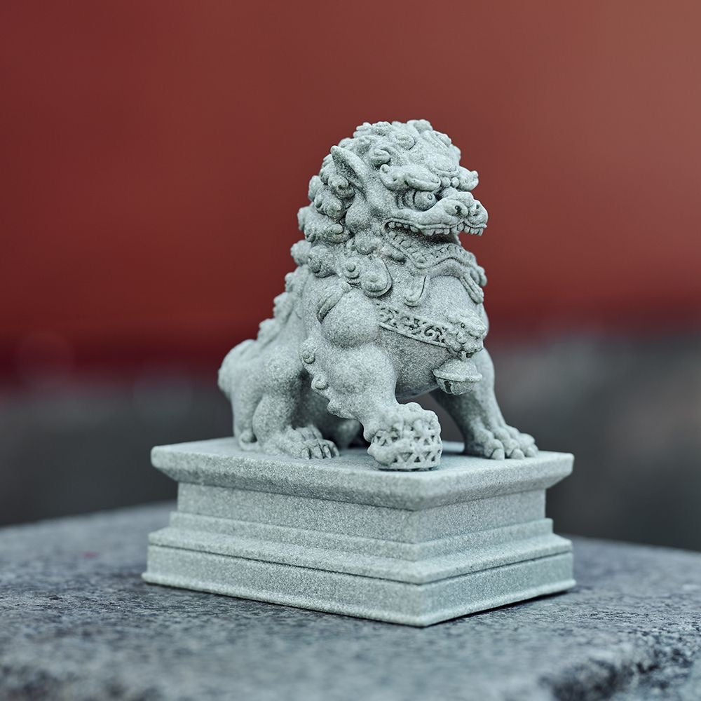 Sacred Stone Lion Guardians