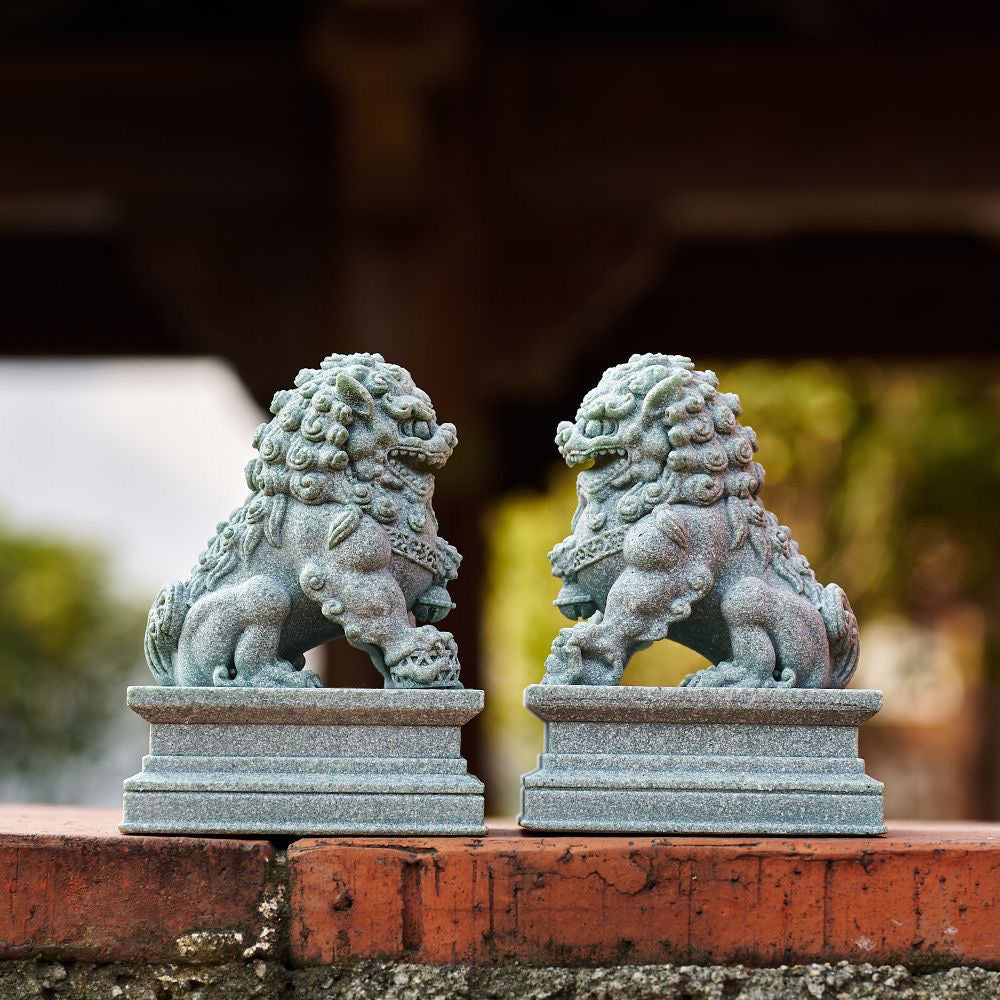 Sacred Stone Lion Guardians