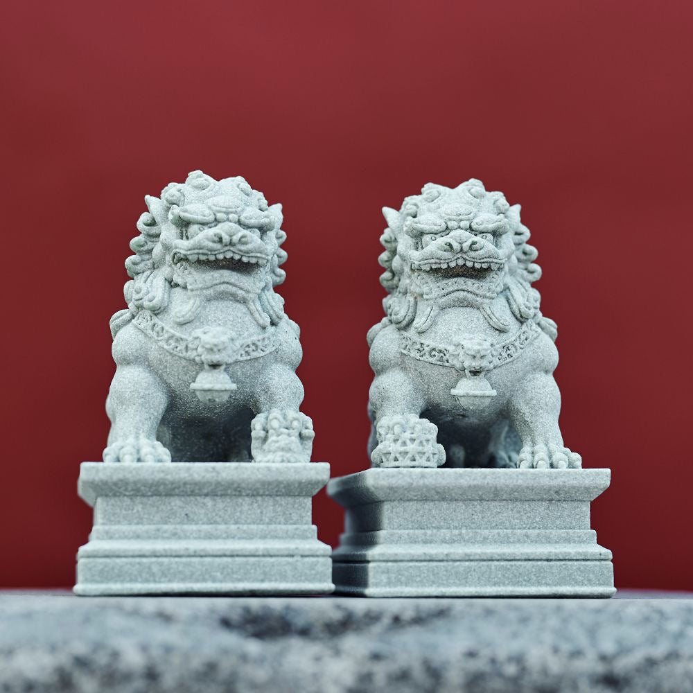 Sacred Stone Lion Guardians