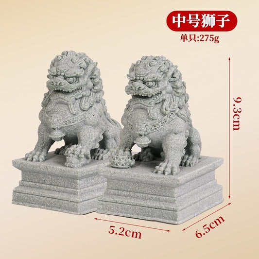 Sacred Stone Lion Guardians