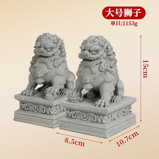 Sacred Stone Lion Guardians