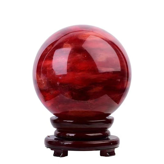 Empowerment Red Crystal Sphere