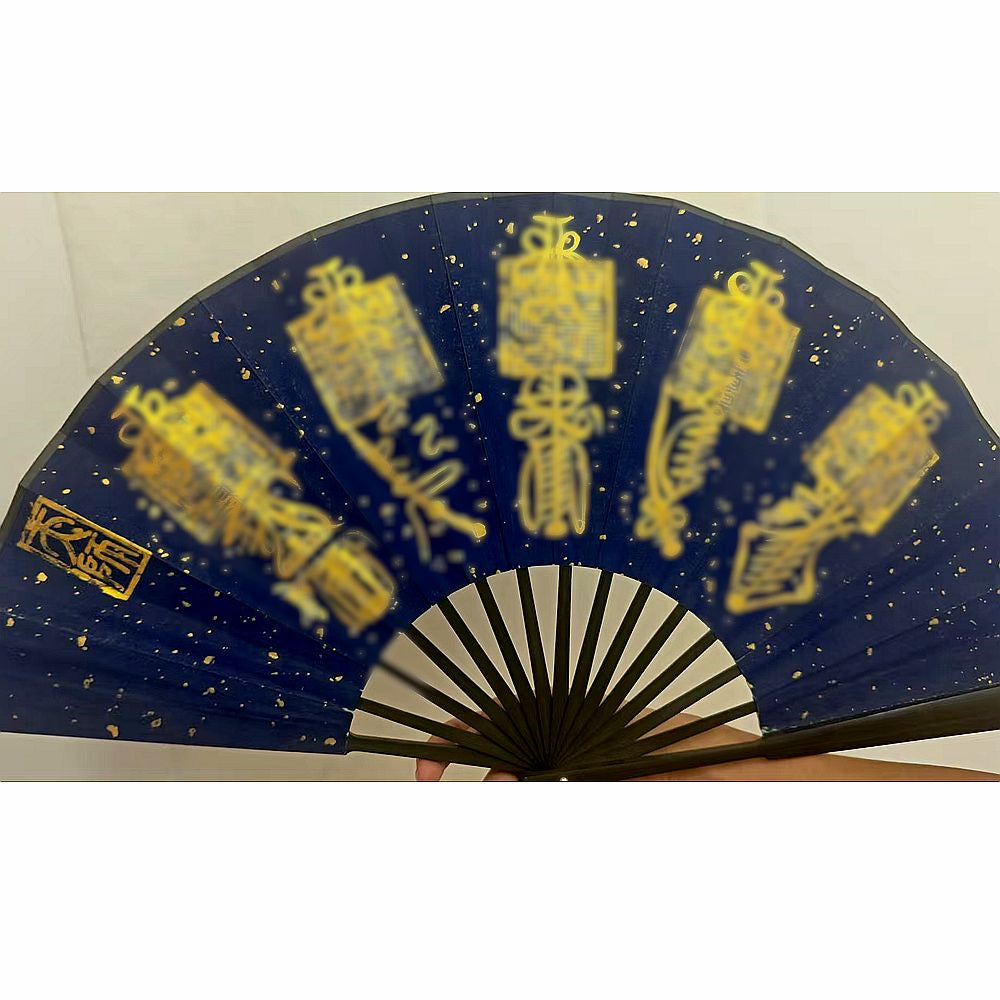 Blessed Hand-Painted Fan
