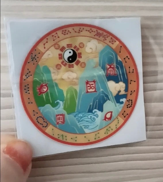 Sacred Stream Water Stickers