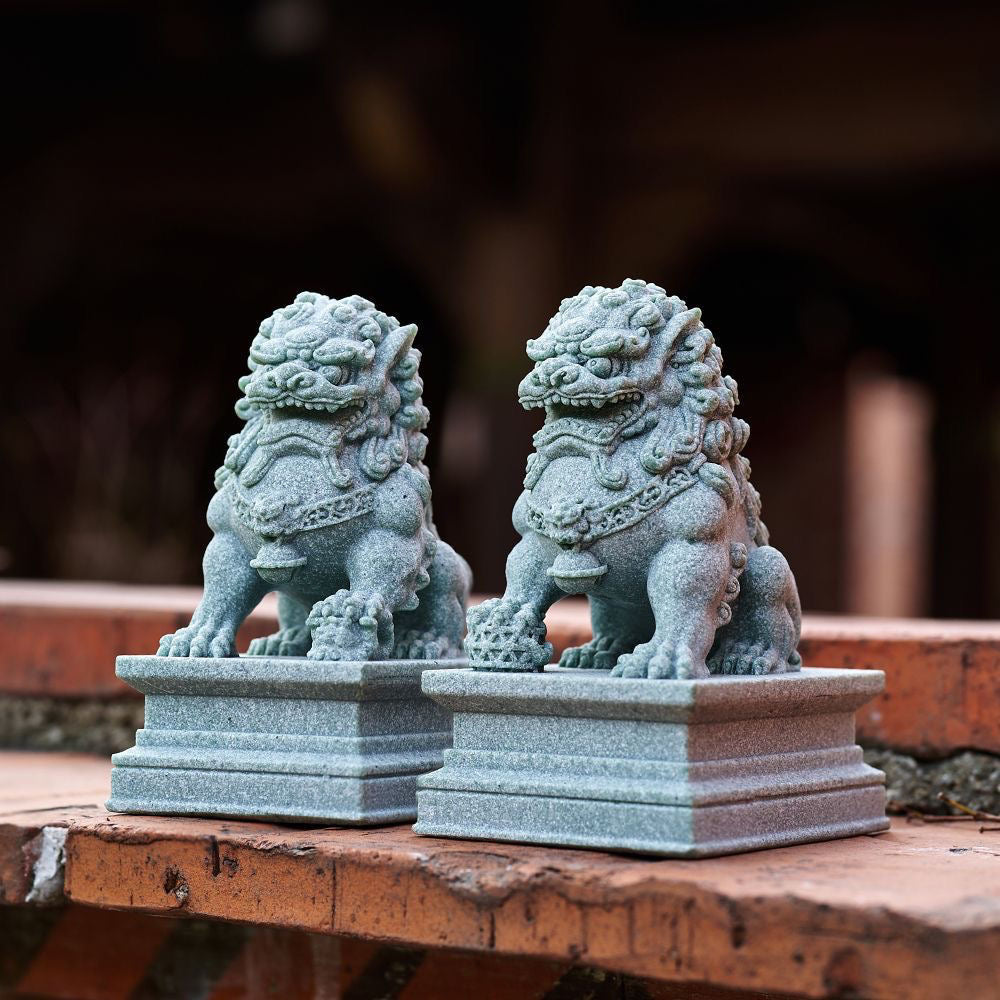 Sacred Stone Lion Guardians